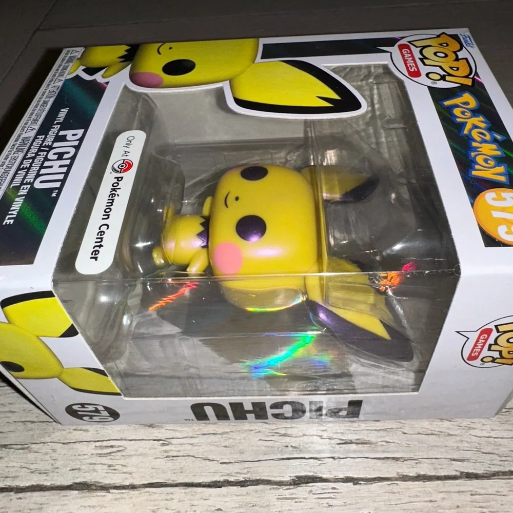 Rare Pichu Funko pop Pokemon Center Exclusive (I’ll add free Pokemon cards